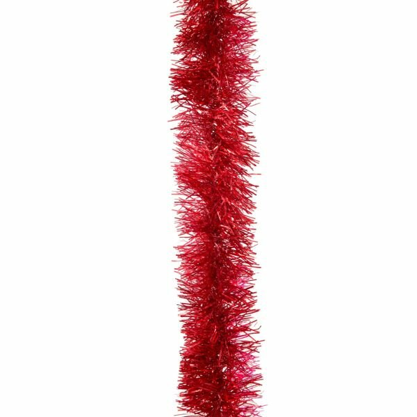 Red Tinsel Garland