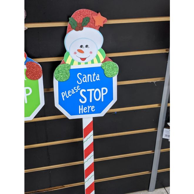 Santa Stop Here Sign - image 2