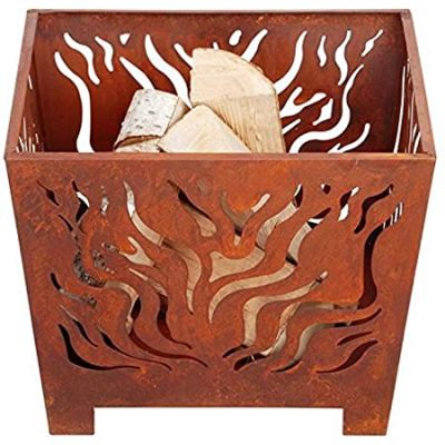 SQUARE RUSTY FIREBASKET (MEDIUM) - image 2