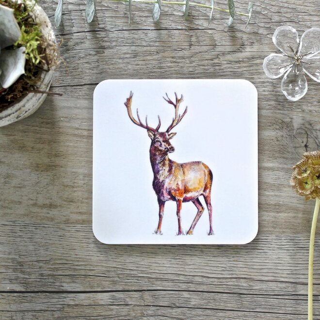 Stag Single Coaster