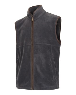 Stenton Technical Fleece Gilet - Charcoal 3XL