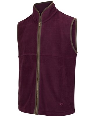 Stenton Technical Fleece Gilet - Merlot XL - image 1