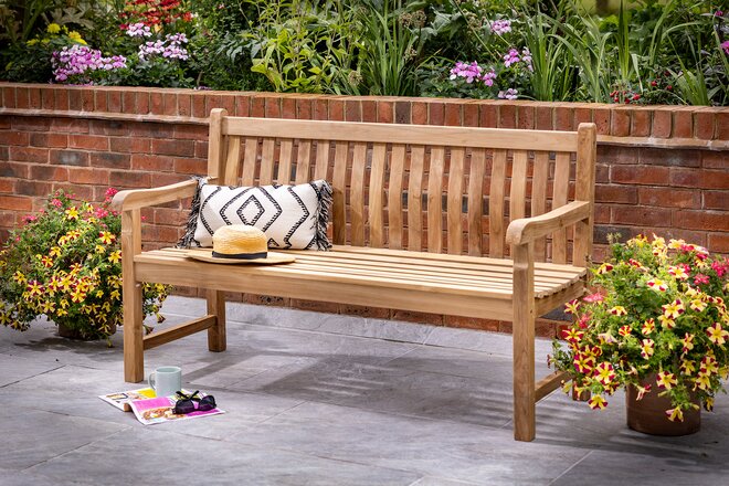 Tatton 3 seat bench - image 2