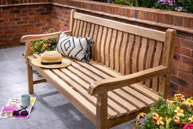 Tatton 3 seat bench - image 3