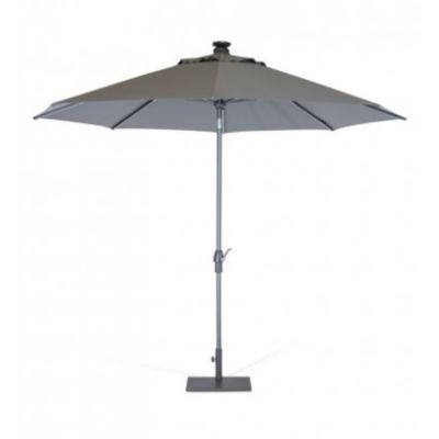 TAUPE 3.0m Wind Up Auto Tilt Grey frame / Taupe Canopy