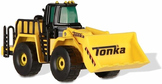 Tonka Twins Bulldozer + Yellow Loader - image 1