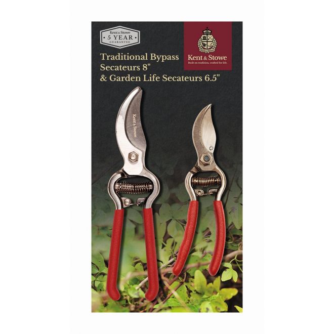 Traditional Bypass and Anvil Secateurs - image 1