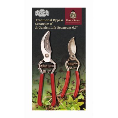 Traditional Bypass and Anvil Secateurs - image 1