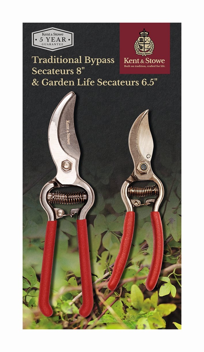 Traditional Bypass and Anvil Secateurs Radway Bridge Garden Centre