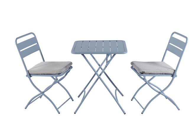 Urban Folding Bistro Set Duck Egg - image 1