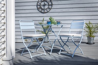 Urban Folding Bistro Set Duck Egg - image 2