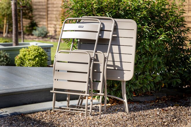 Urban Folding Bistro Set Latte - image 3