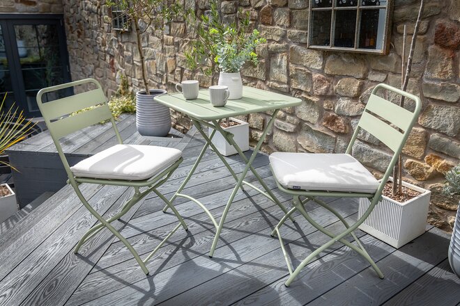 Urban Folding Bistro Set Sage - image 2