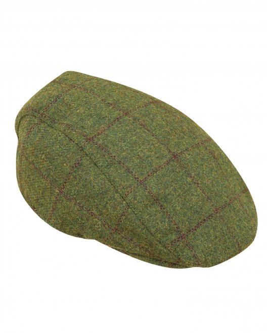 Windowpane Waterproof Tweed Cap