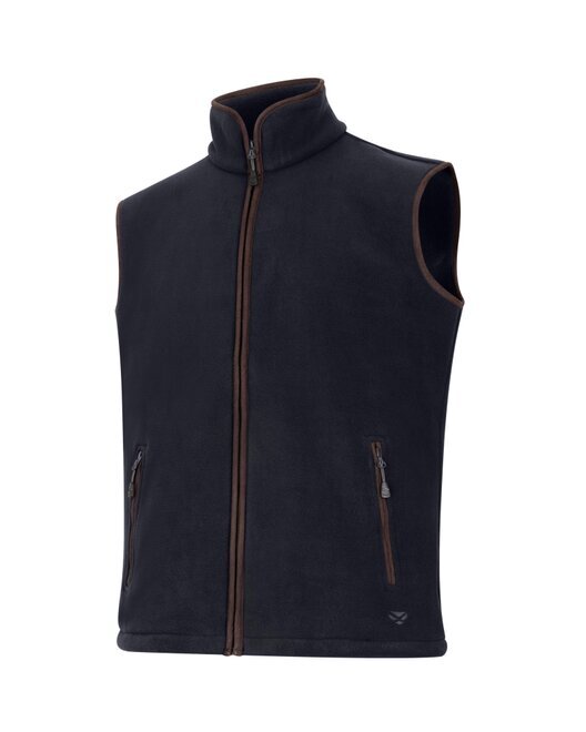 Woodhall Fleece Gilet -Soft Black M - image 1