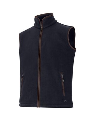 Woodhall Fleece Gilet -Soft Black M - image 1