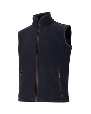 Woodhall Fleece Gilet - Soft Black XL - image 1